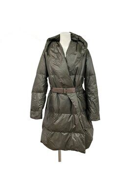 Max Mara Down Coat I M Dark Brown Winter 42